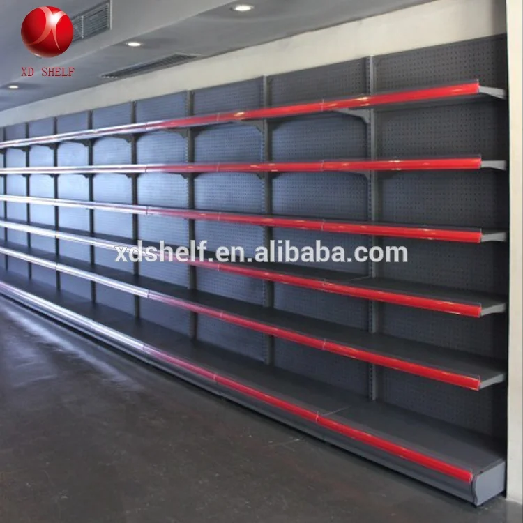 Grocery Store Shelving Metal Display Shelf For Car Gas station