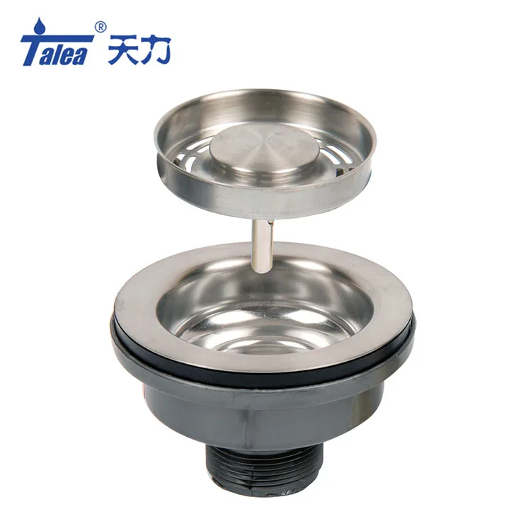 Factory wholesale SUS304 decorative sink strainers basket stopper drainer