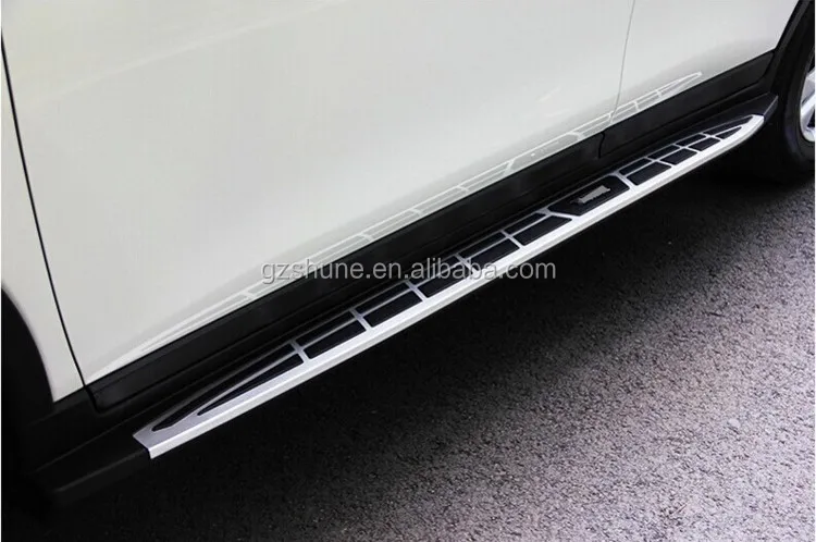 Aluminum Alloy X trail Side Step For X-Trail 2014-2017 2018 Running board Foot Step bar with side Skirt Auto accessories