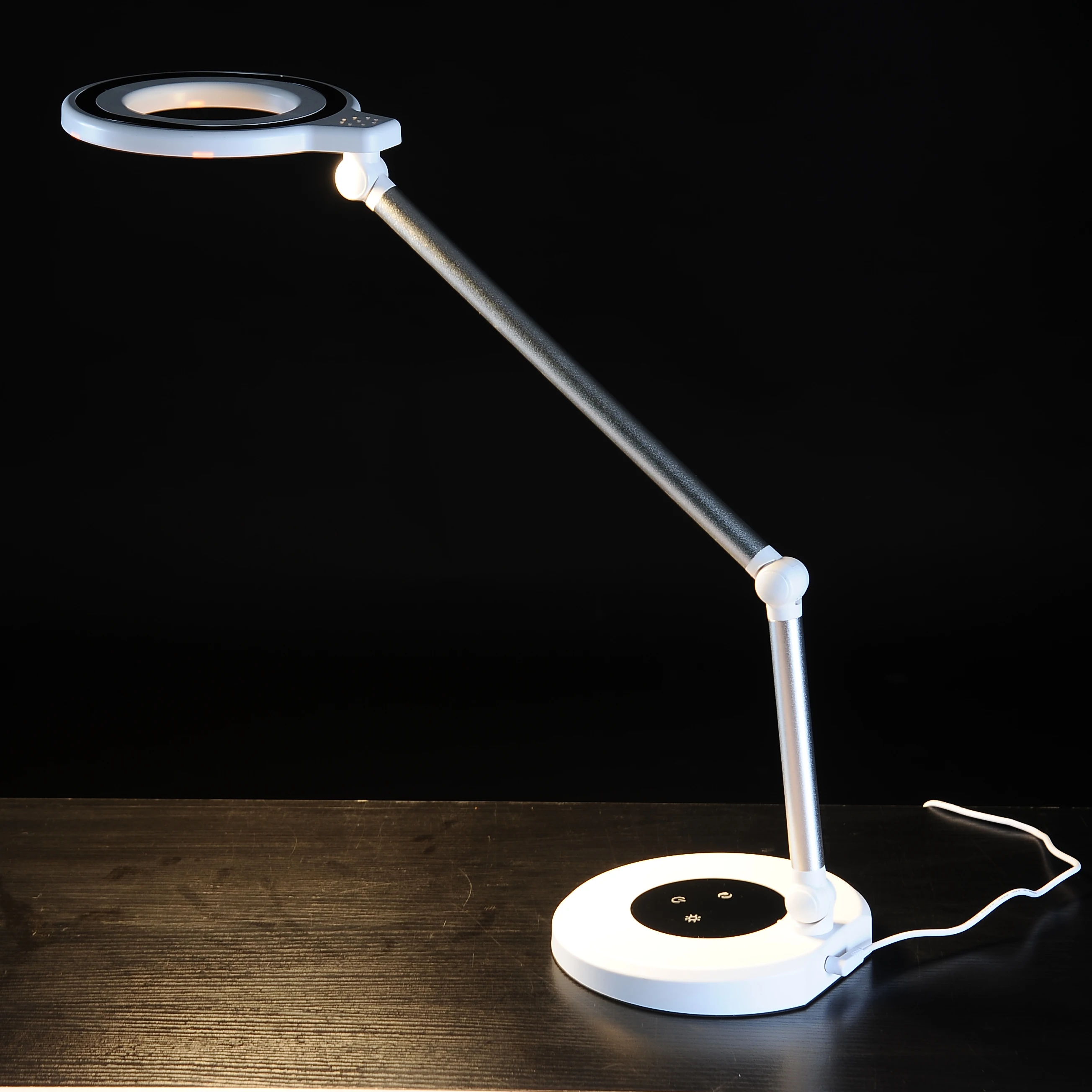 NAILTALK Wholesale Professional 12W Nail Led Magnifier Desk Table Lamp Magnifying Glass