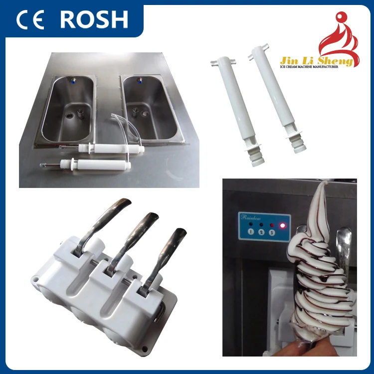 3 Flavor Commercial Soft Serve Frozen Yogurt Machine Icecream Machine