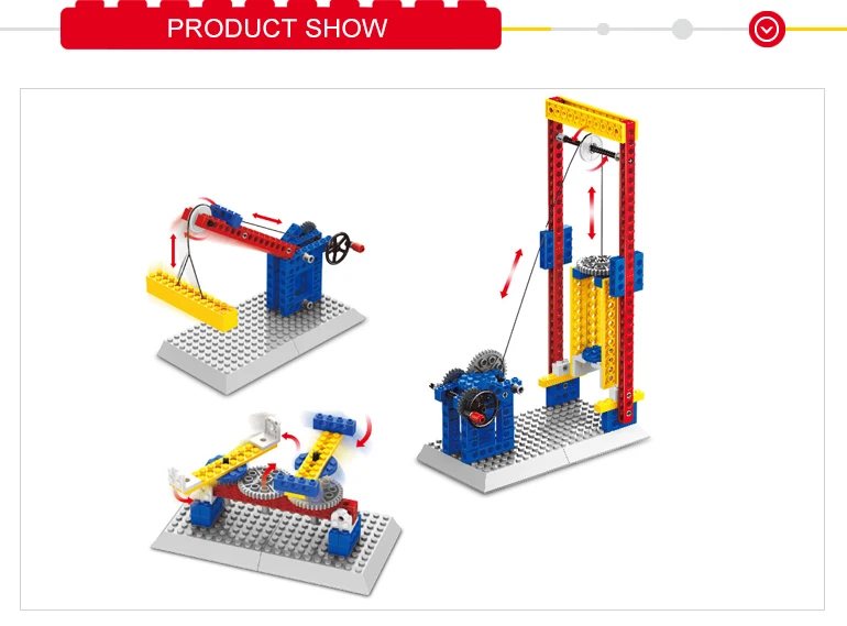 Bloques de construccion Инженерная Развивающие игрушки для детей Конструкторы оптовая продажа Детские подарочные