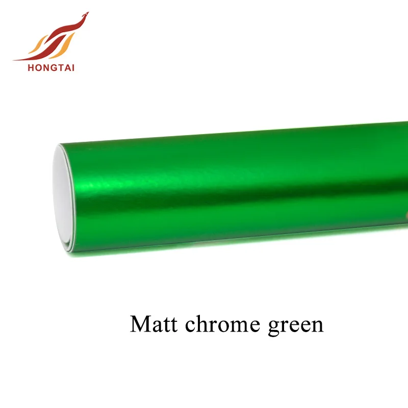 Производство гарантия 3 года хром матовый металлик темно-зеленый автомобиль wrap виниловой пленки