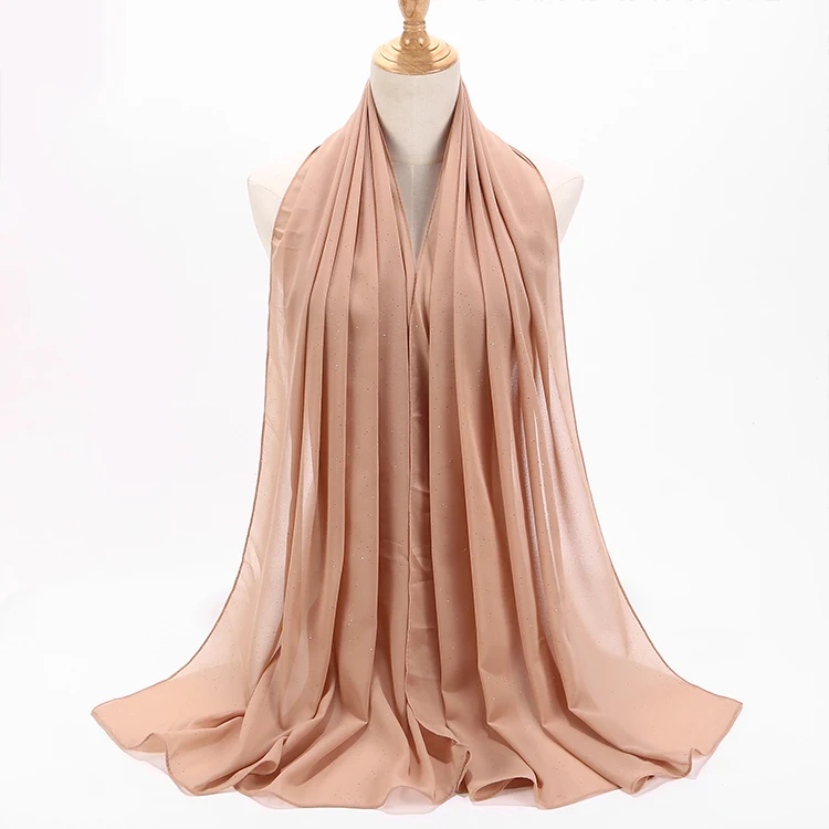 Spring lady new full thin instant shawl muslim chiffon hijab