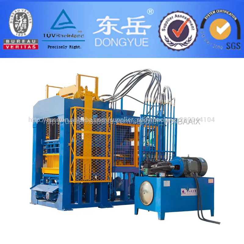 DONGYUE оборудование для производства тратуарных плиток и бордюра QT8-15A