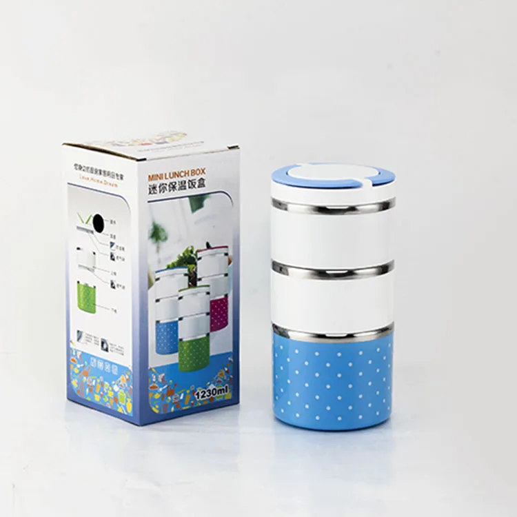 HG portable stainless steel insulated bento lunch box tiffin carrier