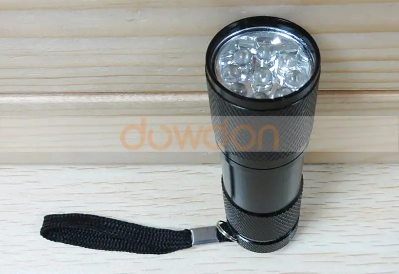 395nm 400nm 9 LED UV Flashlight Ultraviolet Currency Checker Fluorescer Tester UV Torch
