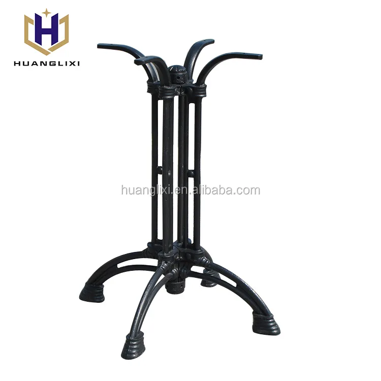 Design Support Cast Iron Dining Table Leg Black Furniture Wrought Iron Table Base