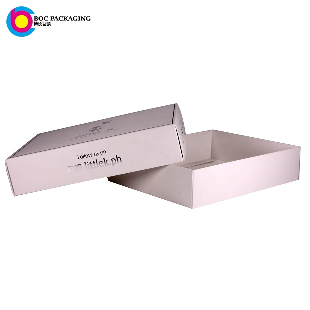 Customized luxury paper apparel clothes socks blanket sets packaging new born boy girl baby gift clothing box