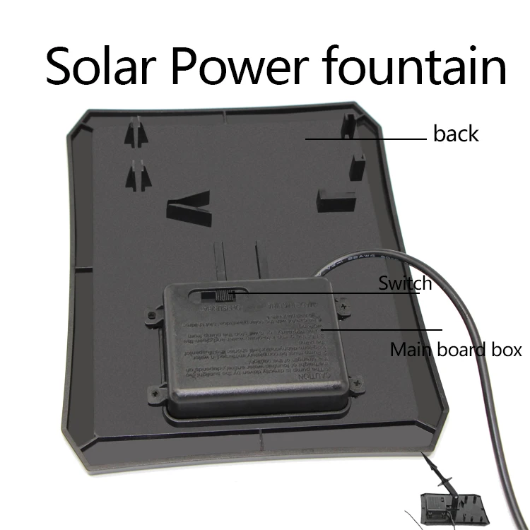 Solar Power Floating Water Pump / Garden Water Fountain / garden water pump solar power fountain