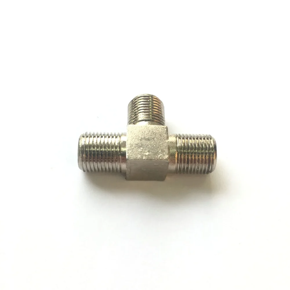 T тип три F Женский RF коаксиальный адаптер соединитель