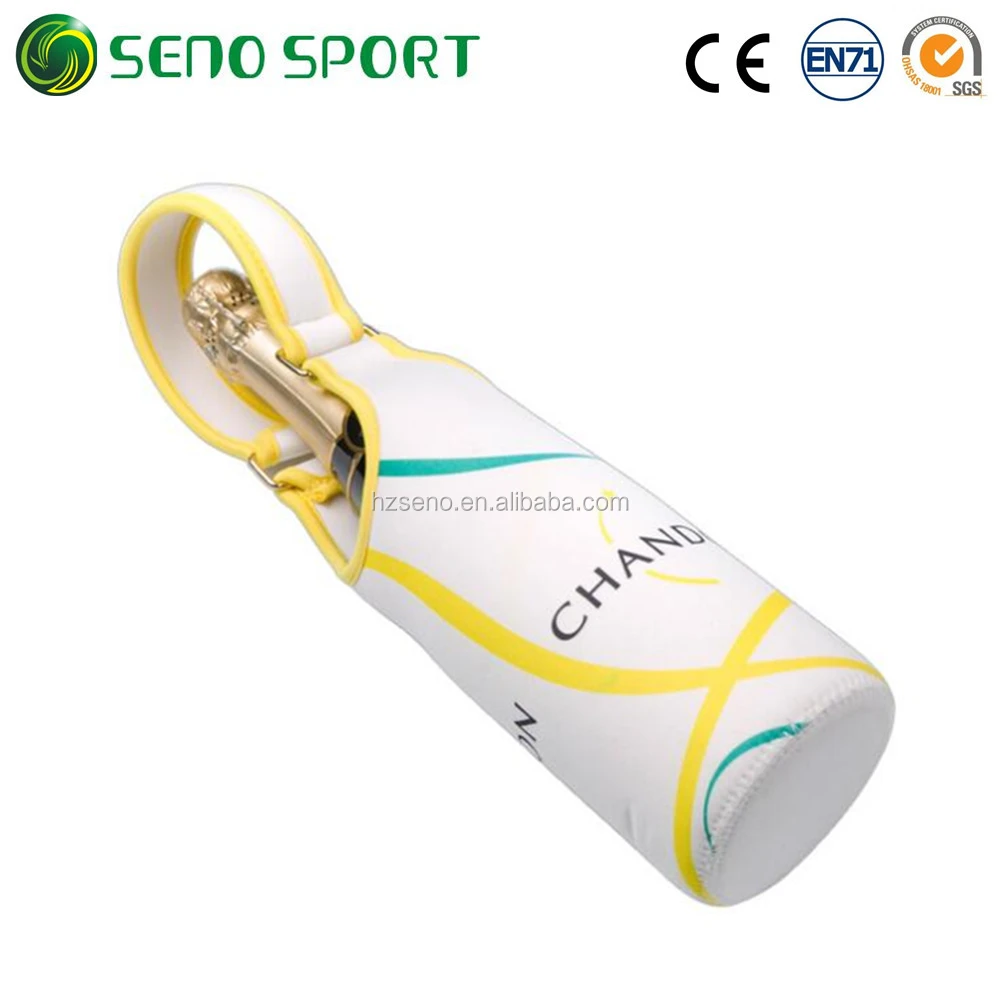 Неопреновый держатель для бутылок шампанского с индивидуальным принтом сумка-холодильник