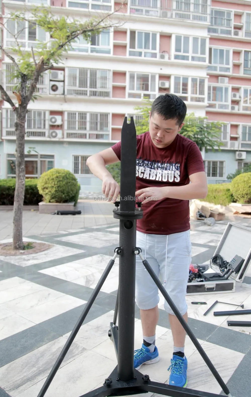 5.5 Meters Telescopic Camera Jib With Manual Arm