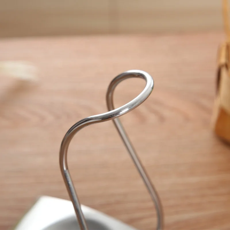 Stainless Steel Spoon Rest Soup Ladle Colander Holder Stand Rack for Kitchen Countertops Table