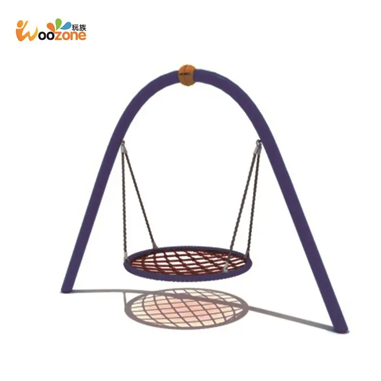 manufacturer kids plastic swing set outdoor garden metal swing bench