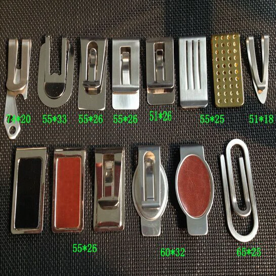 
New Promotion custom size metal money clip 
