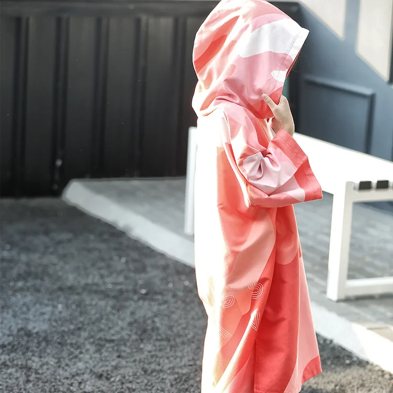 Wholesale Luxury Hooded Surf Cotton Kids PonchoTowel
