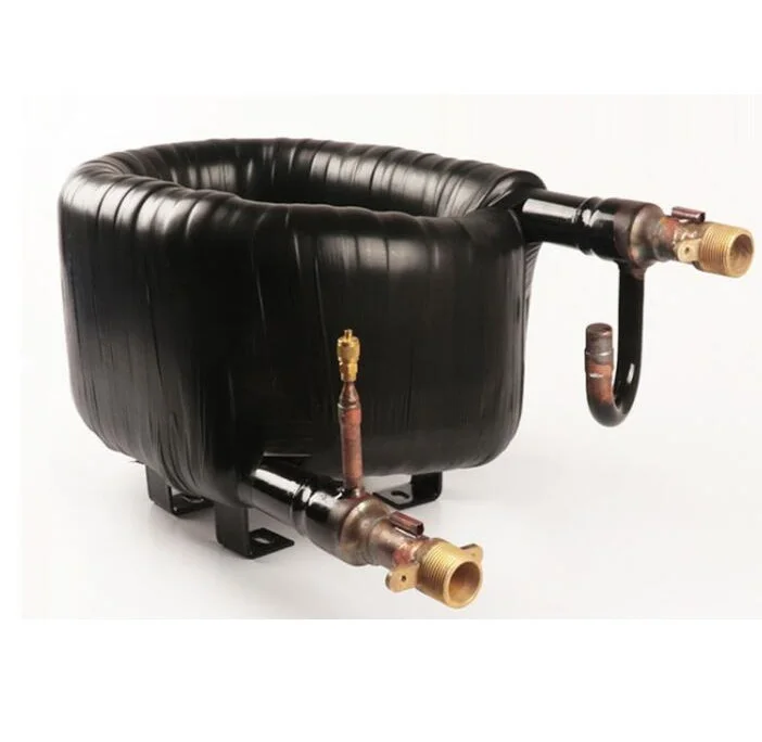 Медная трубка 5hp коаксиальный теплообменник типа А для теплового насоса