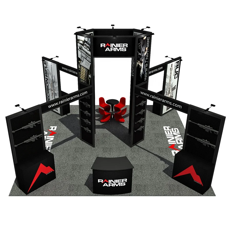 
20ft High Quality Customs Island Exhibition Booth 