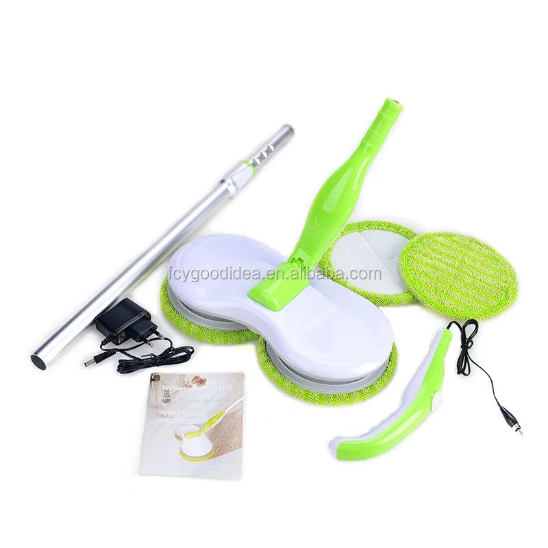 Taiwan online shopping new product spin electric cordless electric mop wit 360 magic mop spare parts