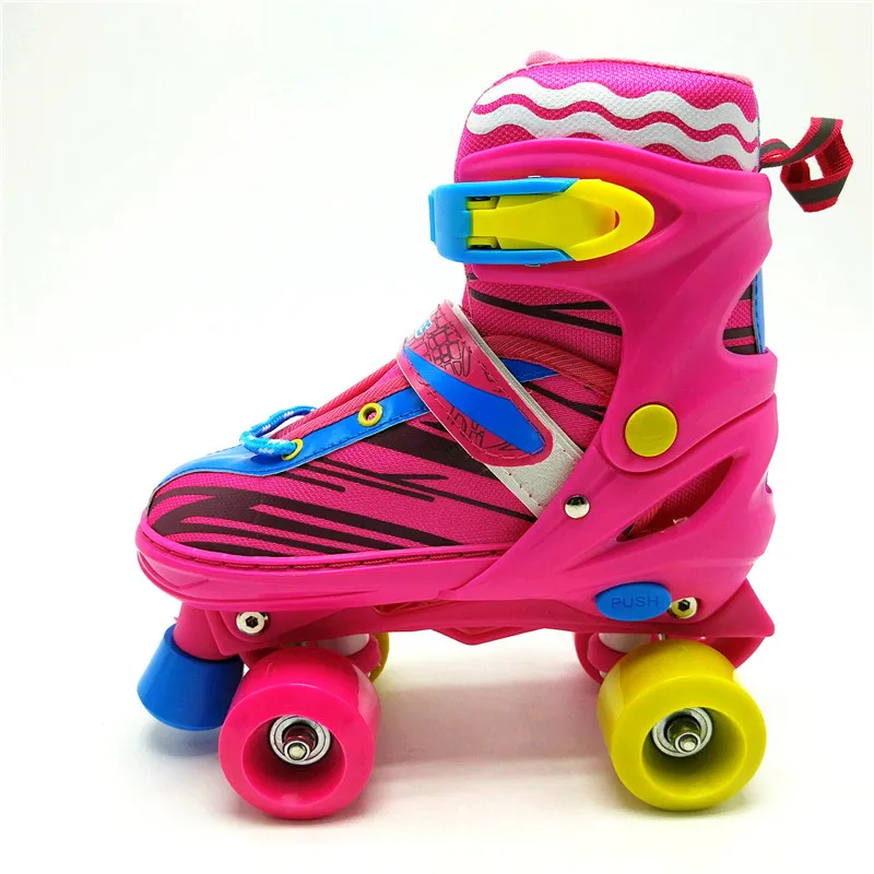 2022 new style kids size adjustable inline skate 4 wheels double 2 in 1 inline skate manufacturers