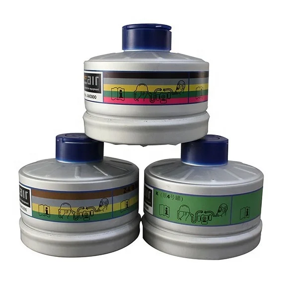 Full Facepiece Protective face gas mask cartridge Replaceable Cartridges for gas mask