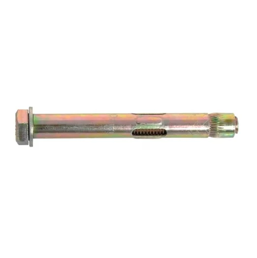 Yellow Zinc Plated Hex Bolt  sleeve anchor with nut and washer Expansion Bolt