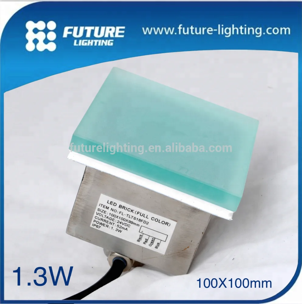 
size customized for square plaza waterproof built-in concrete floor light 