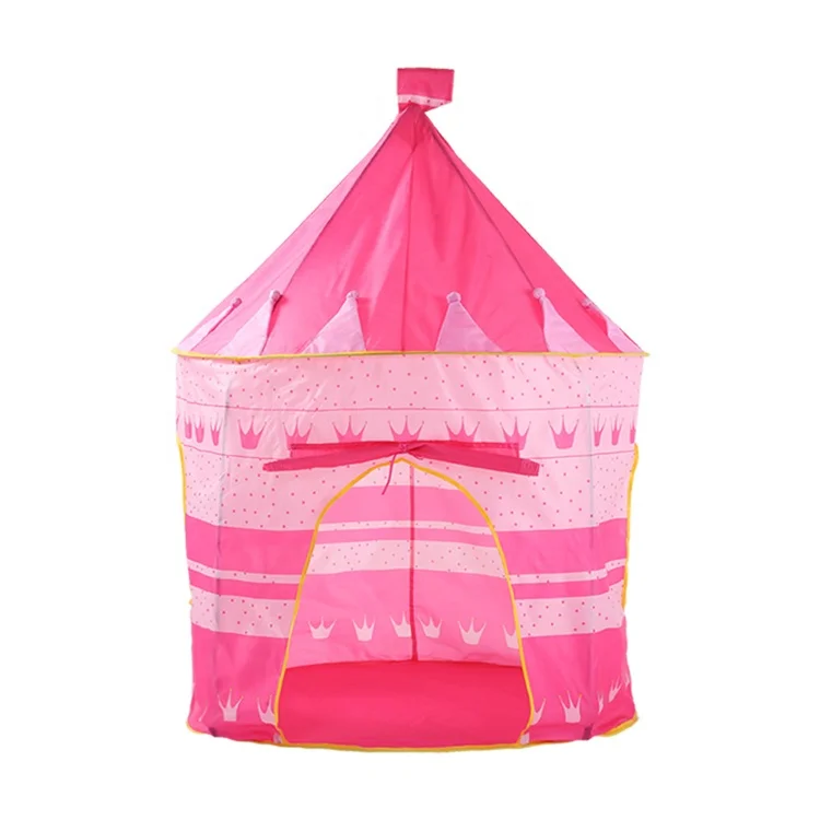 Foldable Pop Up Children Play House Kids Castle Play Tent