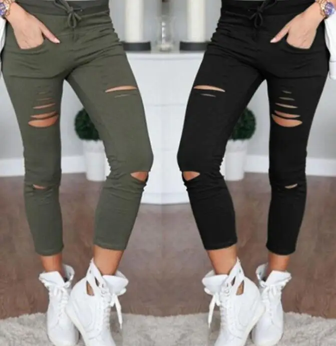 2022 Latest Design Fashion Stretch Skinny Trousers Bulk Wholesale Jeans Women