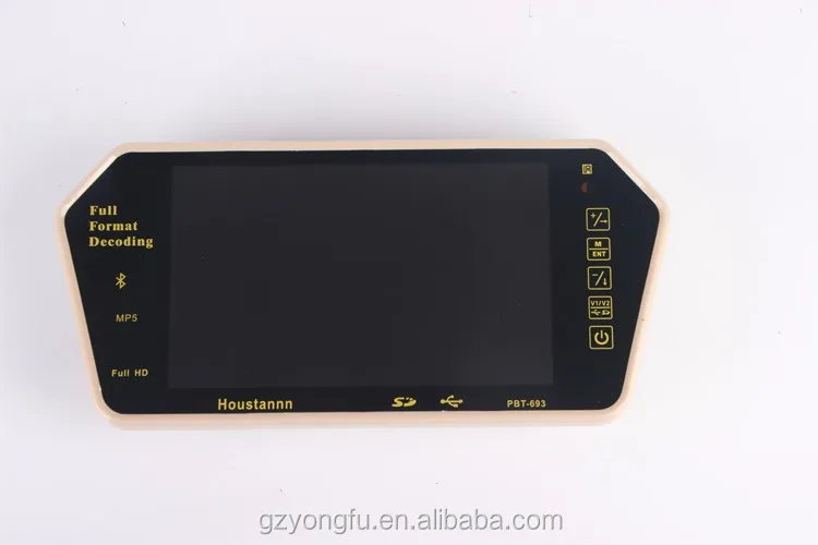 
7 Inch splitter tft LCD BT MP5 Car Rearview Mirror Monitor Reversing Parking Monitor 