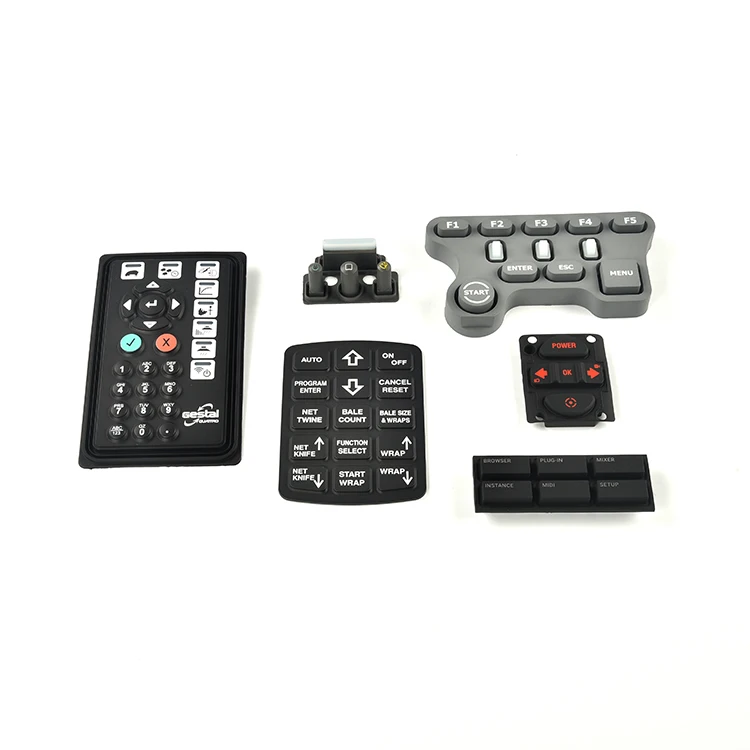 
silicone mobile phone keypad w660 