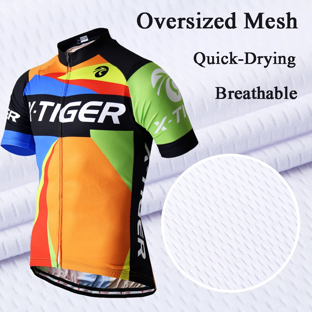
-TIGER 2019 Short Sleeve Pro Cycling Jerseys Ciclismo Bike Wear Cycling Clothing 