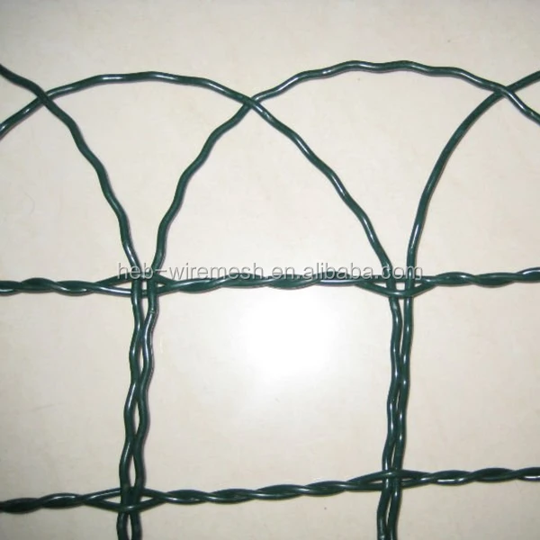 Arch top woven wire mesh garden fence/decorative border fence