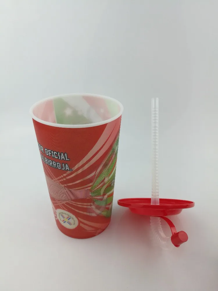 22oz 3D Lenticular Plastic Cup with Lid and Straw