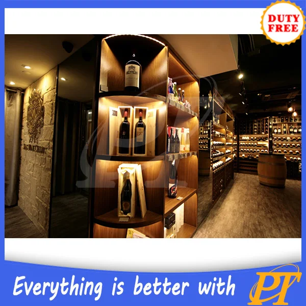 Luxury liquor store decoration,wine shop decoration for liquor display
