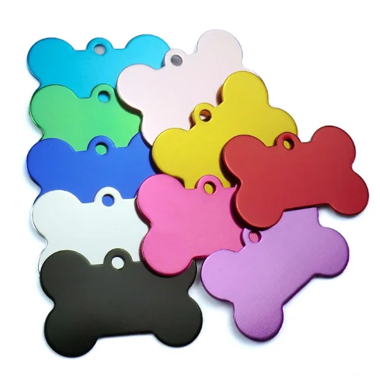 dog supply engraving qr code metal pet id tags