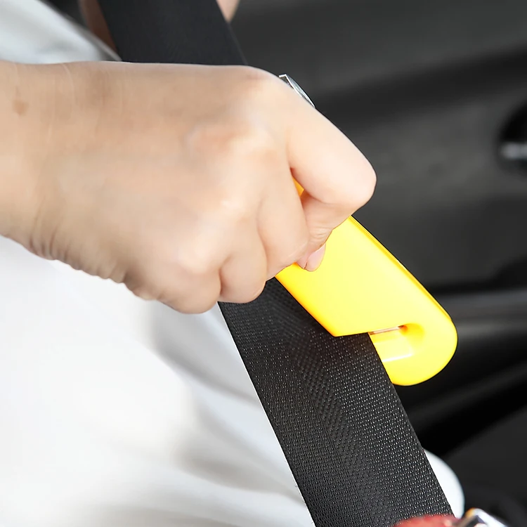 2-in-1 Window Glass Breaker and SeatBelt Cutter Auto Car Safety Hammer