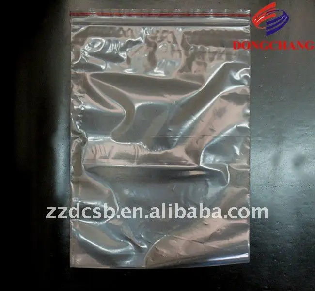clear Plastic LDPE Resealable Ziplock Bag