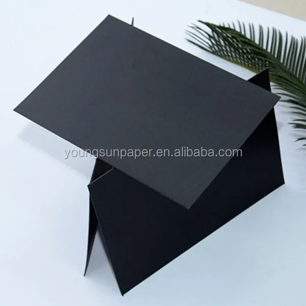 Толстая и ламинированная черная картонная доска/Двусторонняя доска/бумага и бумага