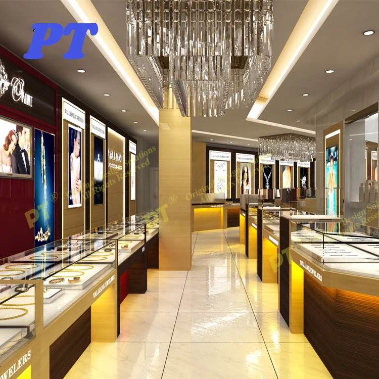 Luxury Jewellery Shop Furniture Showroom Exterior Design In India Mdf Jewelry Gold Cabinet