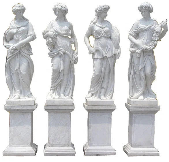 Marble Garden Four Seasons God Statue