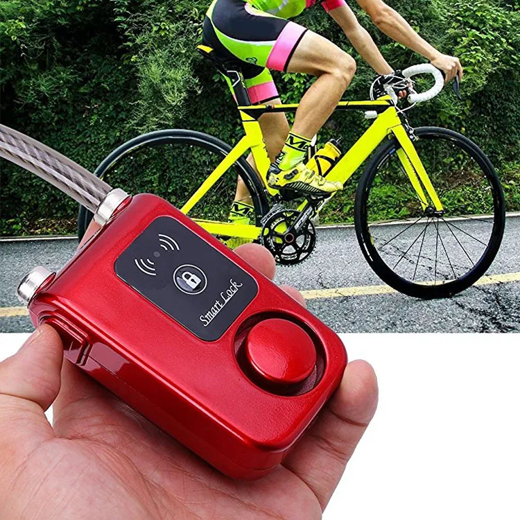 new gadget motorbike alarm padlock gate outdoor smart bike intelligent lock