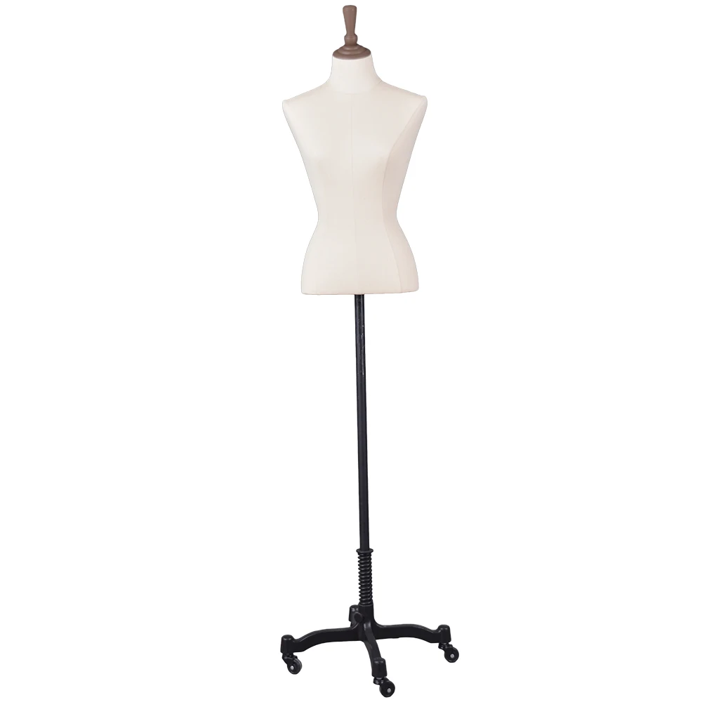 Fashion design headless armless professional female mannequin tailors dress form with stand