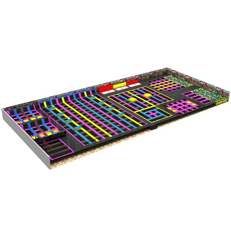 
 Профессиональный прямоугольный популярный детский батут Worldstar  