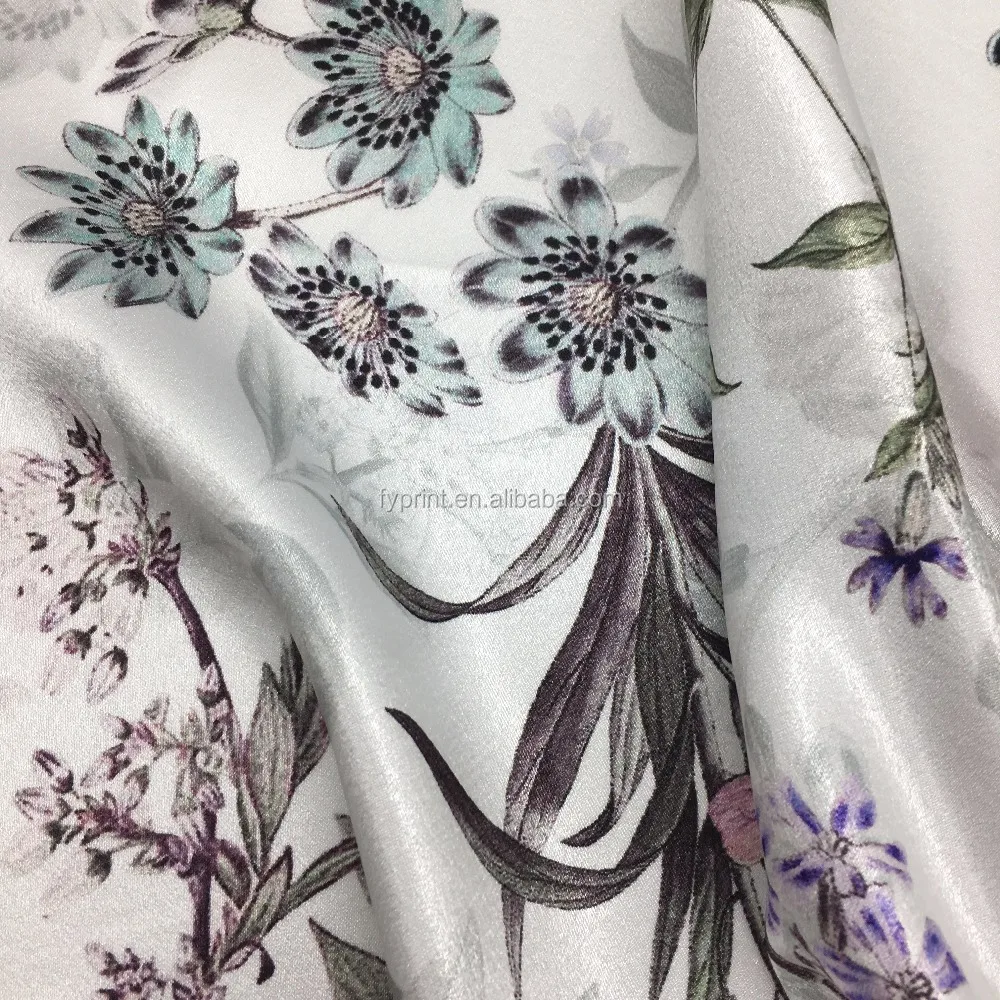 Chinese Manufacturer Custom Fabric Digital Printing Satin