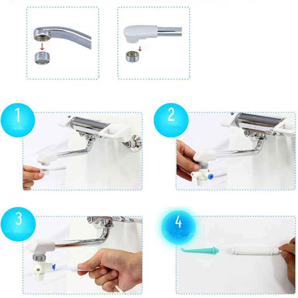 Faucet Water Flosser CE FCC ROHS approved portable cordless oral