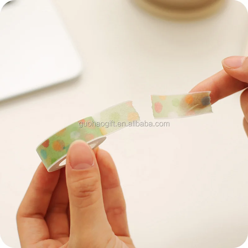 
custom colorful assorted design washi tape for decoration and gift box 