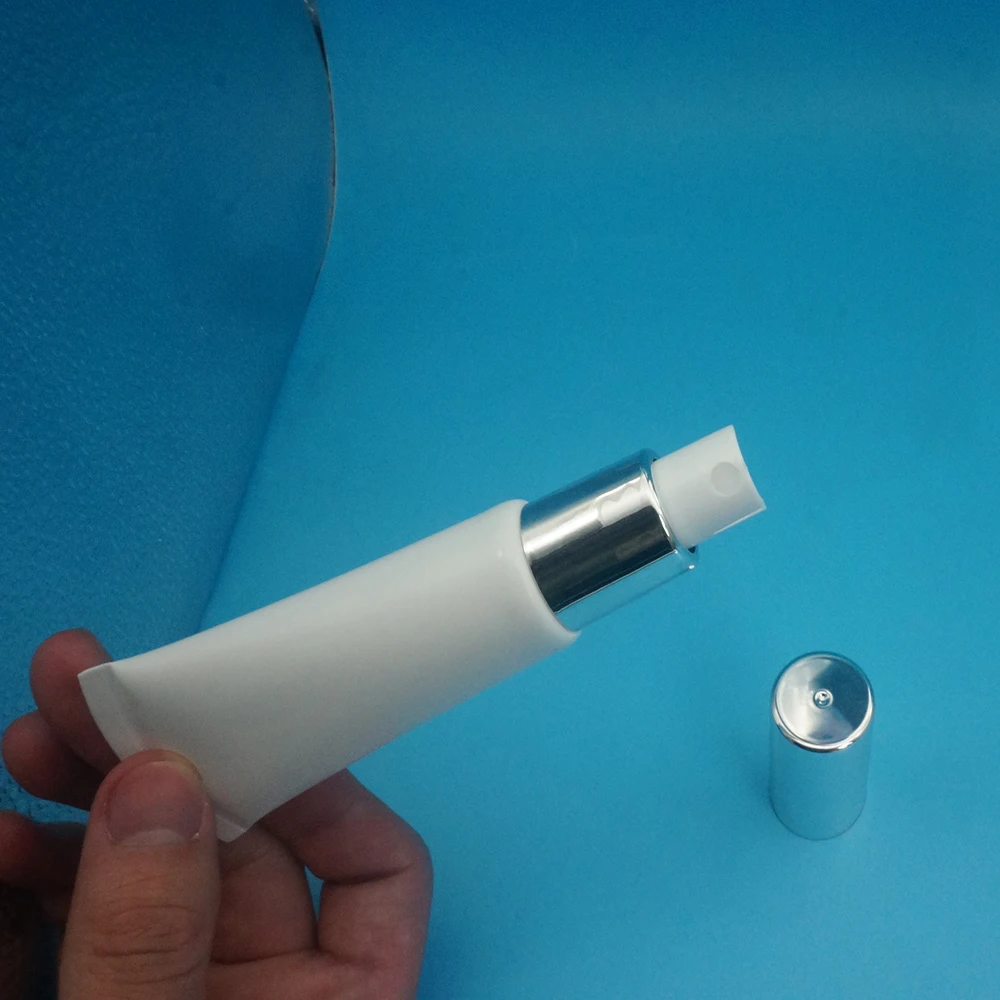 30ml PE tube with Airless Spray Pump Cosmetic Packaging Tube