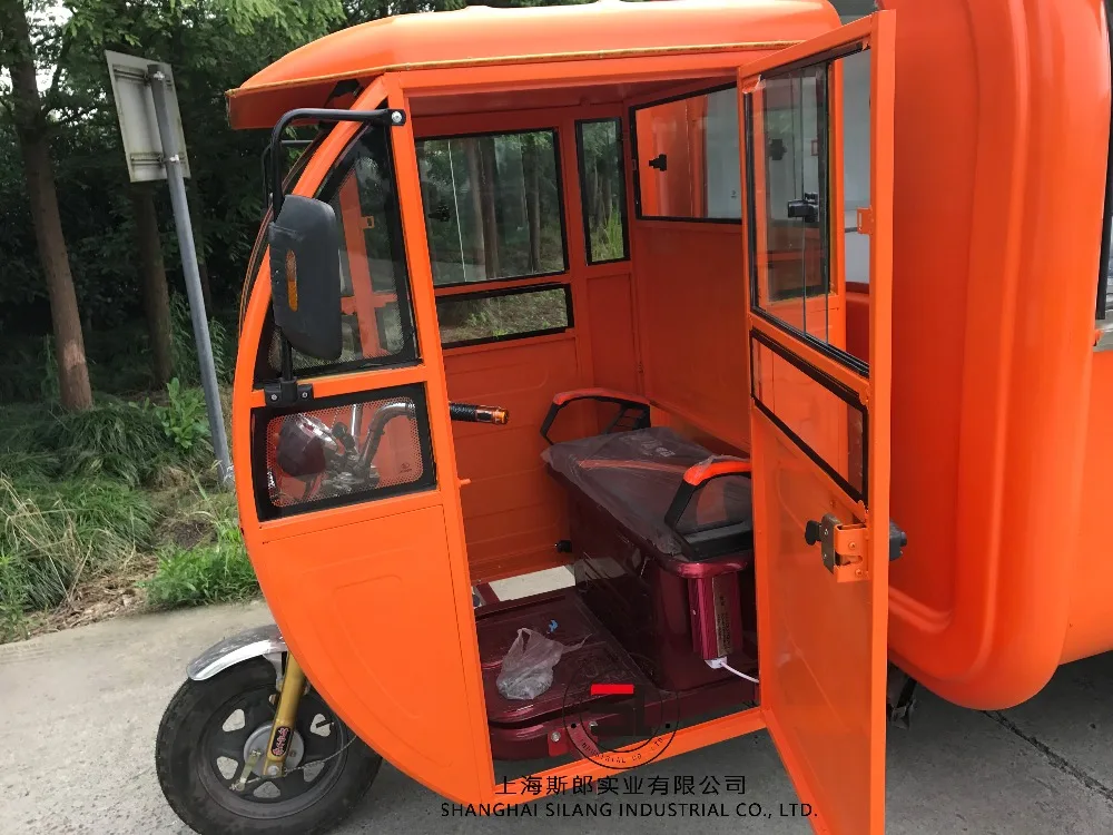 Electric tricycle food cart vending mobile food cart/Hot dog vending truck for ice cream